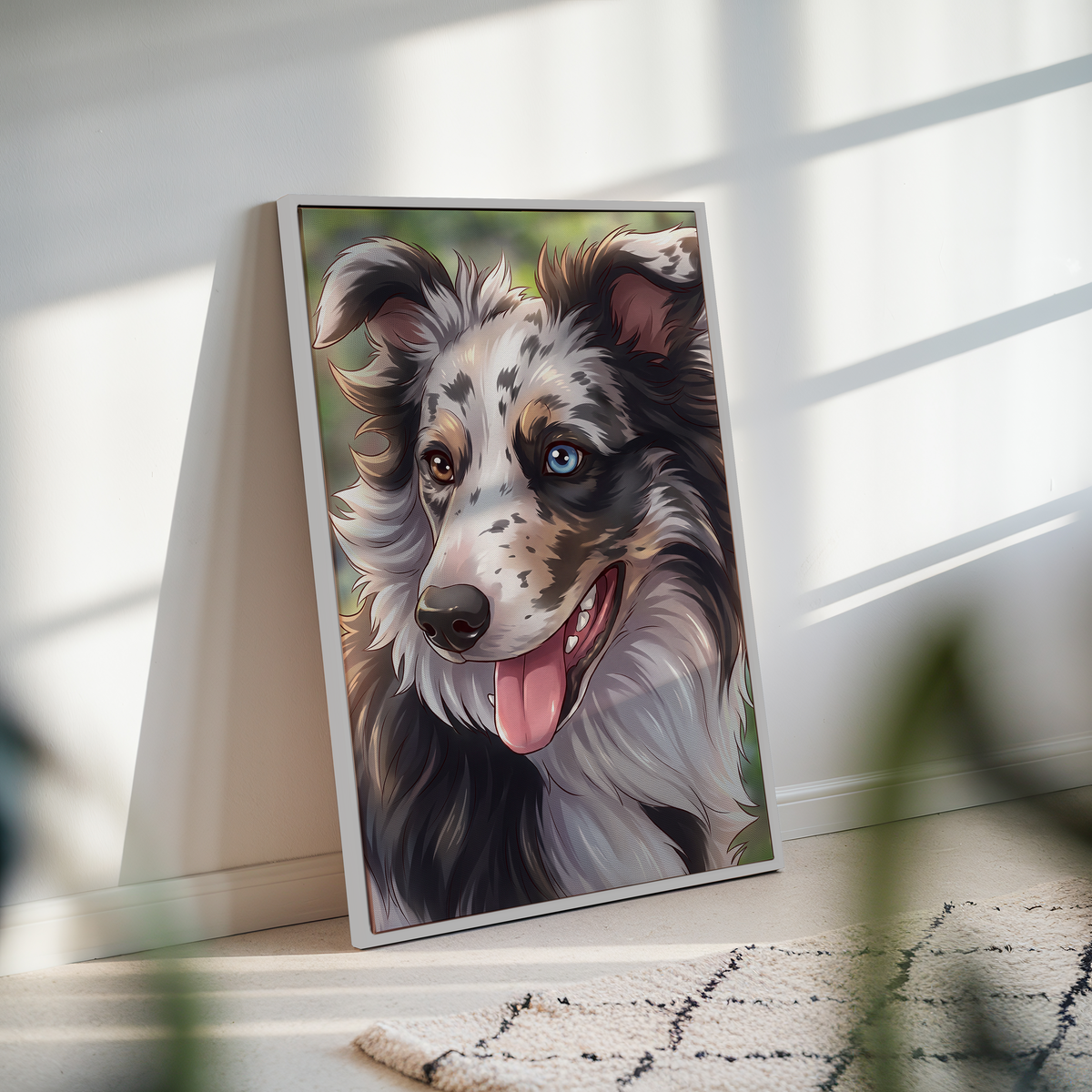 Tierleinwand im Anime-Stil: Dein Liebling als einzigartiges Kunstwerk