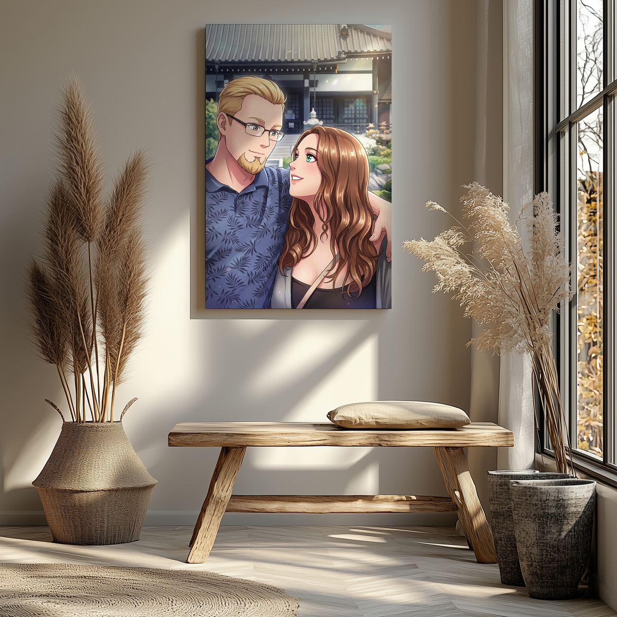 Leinwand im Anime-Stil: Ein Moment für immer als Anime