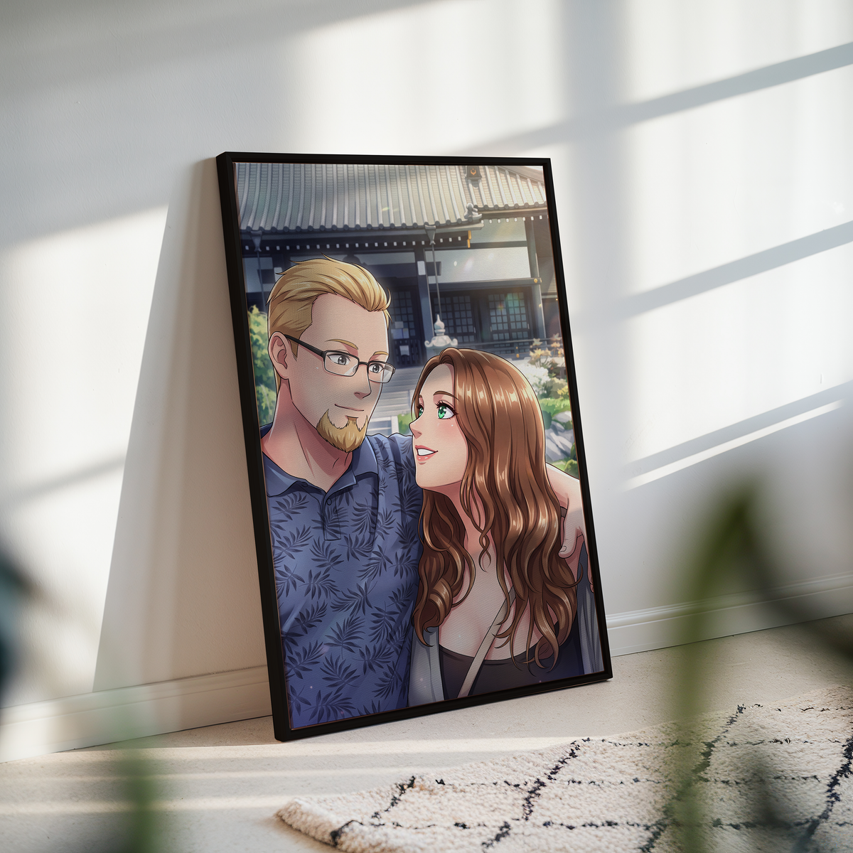 Leinwand im Anime-Stil: Ein Moment für immer als Anime