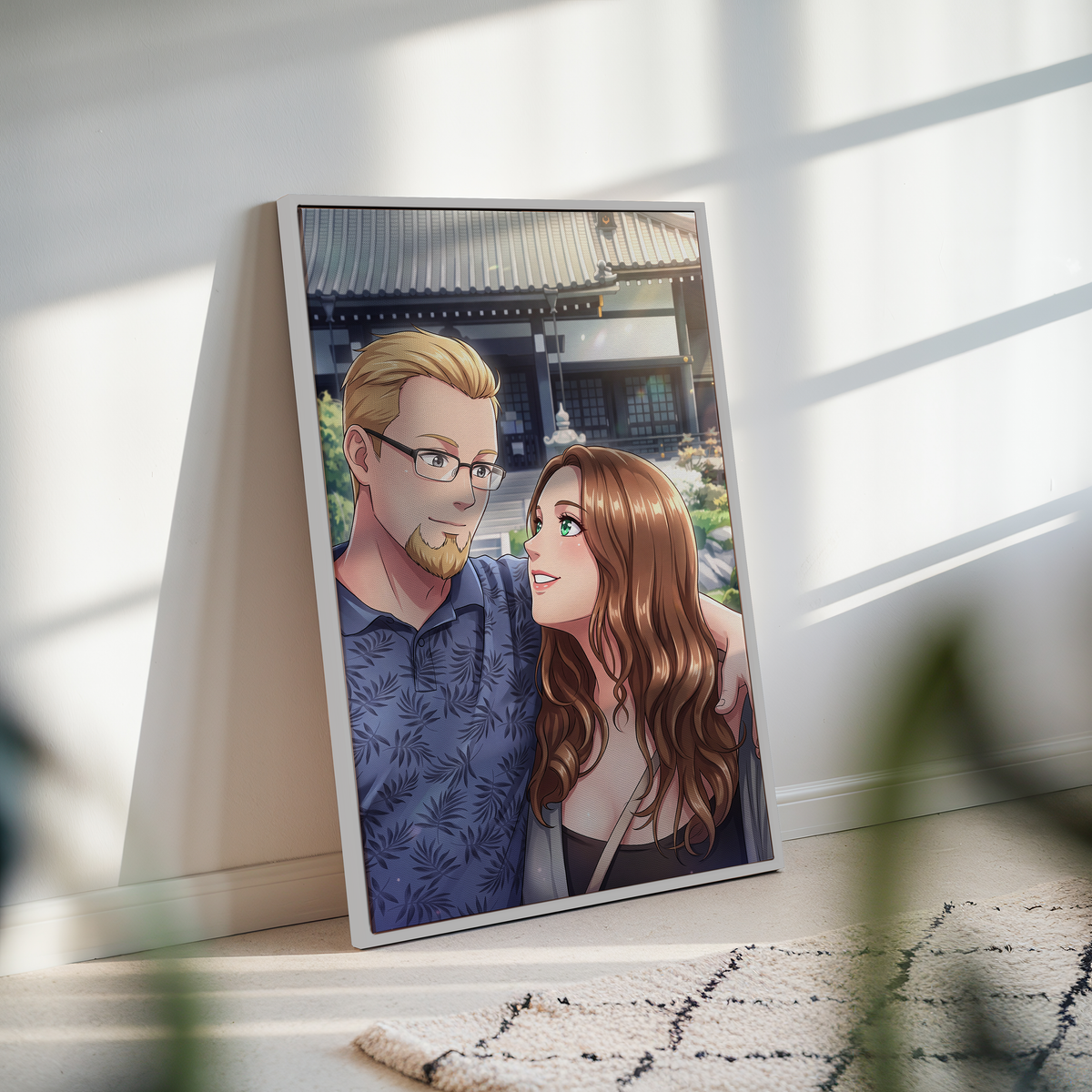 Leinwand im Anime-Stil: Ein Moment für immer als Anime