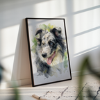 Aquarell-Leinwand: Euer liebster Begleiter als Kunstwerk