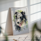 Aquarell-Leinwand: Euer liebster Begleiter als Kunstwerk