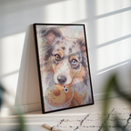 Tierleinwand im Classic-Anime-Stil: Dein Liebling als Anime-Kunstwerk