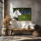 Tierleinwand: Dein Liebling für immer als Kunstwerk (Querformat)